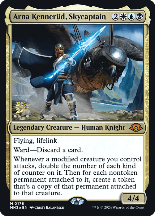 Arna Kennerüd, Skycaptain (PRE-178S) - mythic - Foil