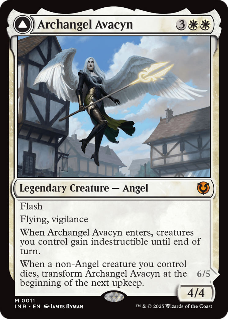 Archangel Avacyn // Avacyn, the Purifier (INR-011) - mythic