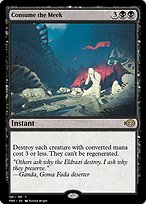 Consume the Meek (PRM-62491) - rare - Foil