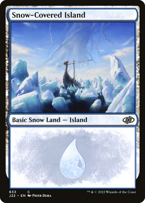 Snow-Covered Island (J22-833) - common: (snow)