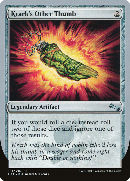 Krark's Other Thumb (UST-151) - uncommon - Foil