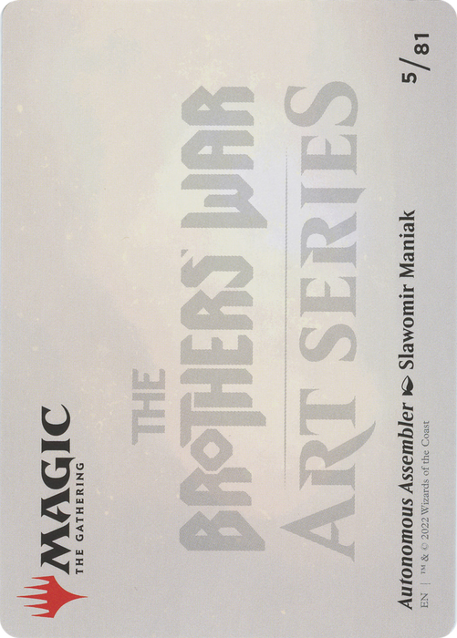 Autonomous Assembler // Autonomous Assembler (ABRO-005) - common (Borderless)