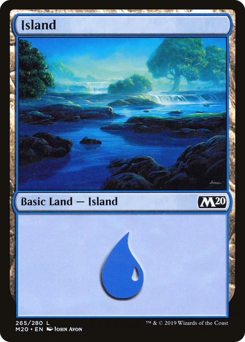 Island (M20-265) - common - Foil