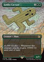 Jumbo Cactuar (FIN-343) - rare (Borderless) - Foil