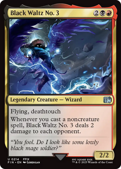 Black Waltz No. 3 (FIN-214) - uncommon - Foil