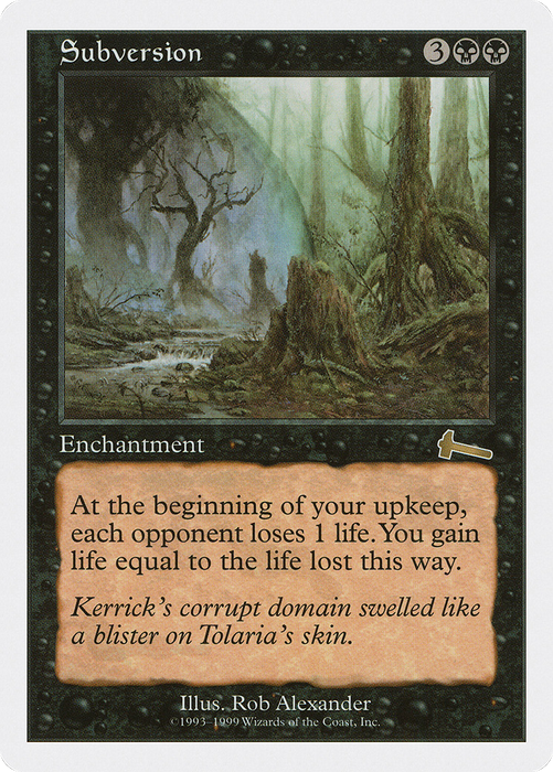 Subversion (BRB-082) - rare