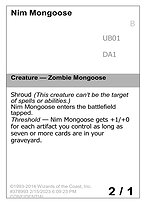 Nim Mongoose (UNK-UB01B) - uncommon