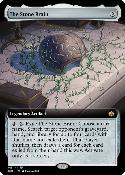 The Stone Brain (PRM-105834) - rare - Foil