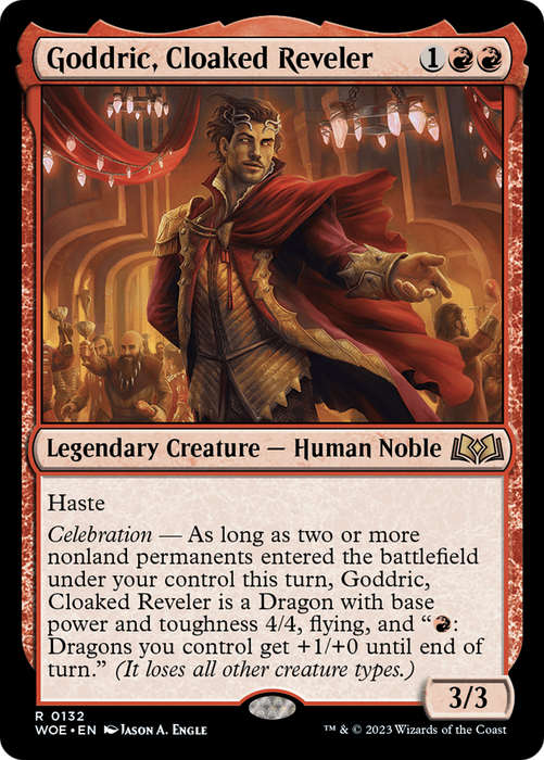 Goddric, Cloaked Reveler (WOE-132) - rare - Foil