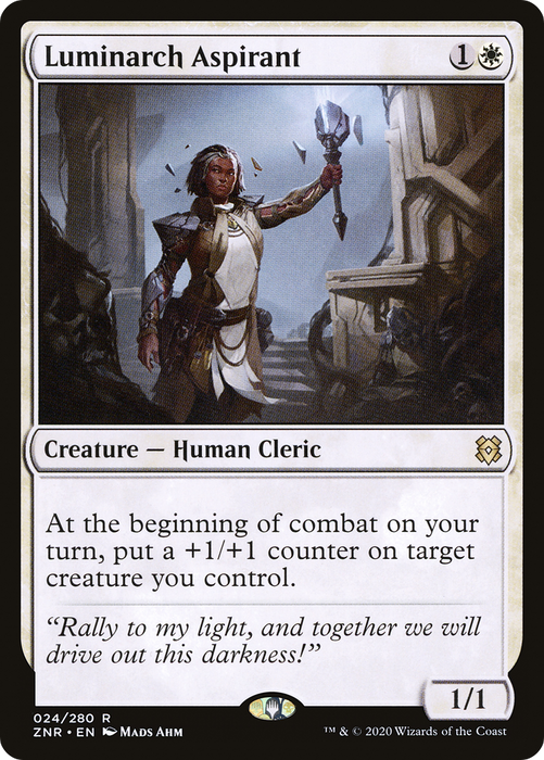 Luminarch Aspirant (ZNR-024) - rare - Foil