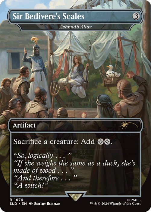 Ashnod's Altar (SLD-1679) - rare / Sir Bedivere's Scales (Borderless) - Foil