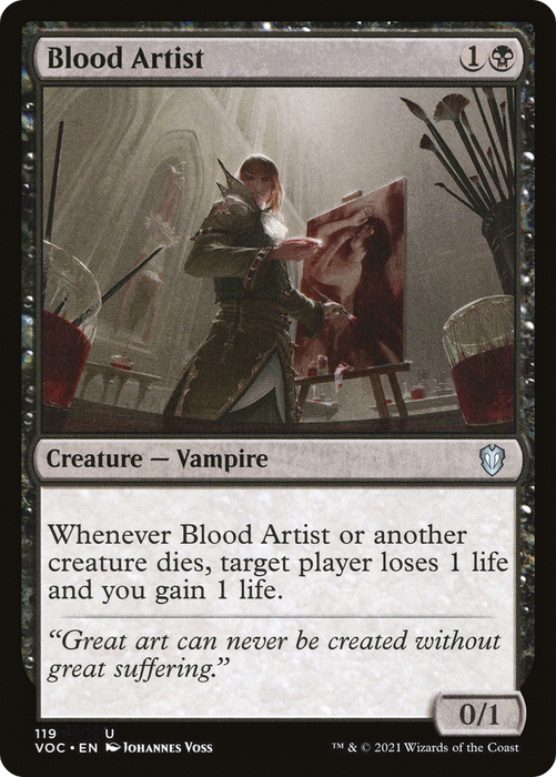 Blood Artist (VOC-119) - uncommon