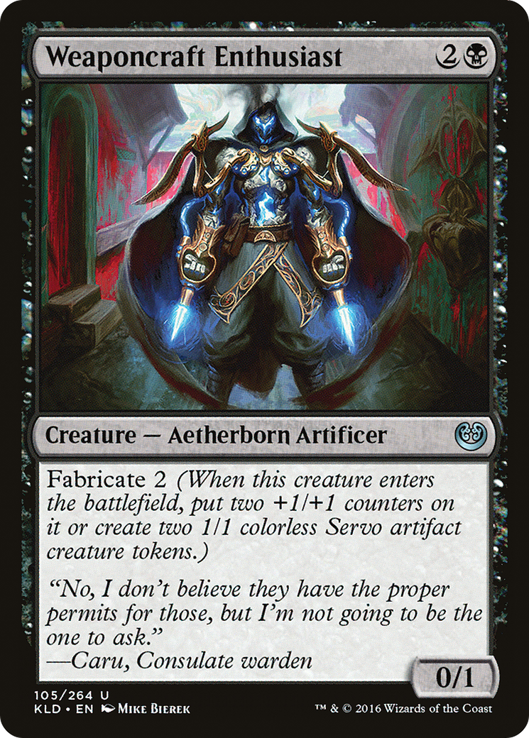 Weaponcraft Enthusiast (KLD-105) - uncommon - Foil