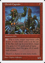 Orcish Captain (5ED-254) - uncommon