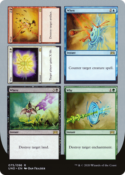 Who // What // When // Where // Why (UND-075) - rare