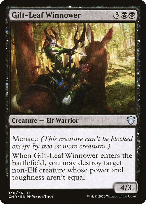 Gilt-Leaf Winnower (CMR-130) - uncommon