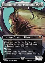 Kozilek, the Great Distortion (CMM-668) - mythic (Borderless)