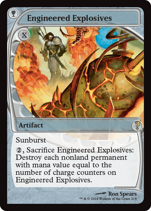Engineered Explosives (MB2-218) - rare - Foil
