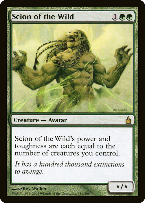 Scion of the Wild (RAV-182) - rare - Foil