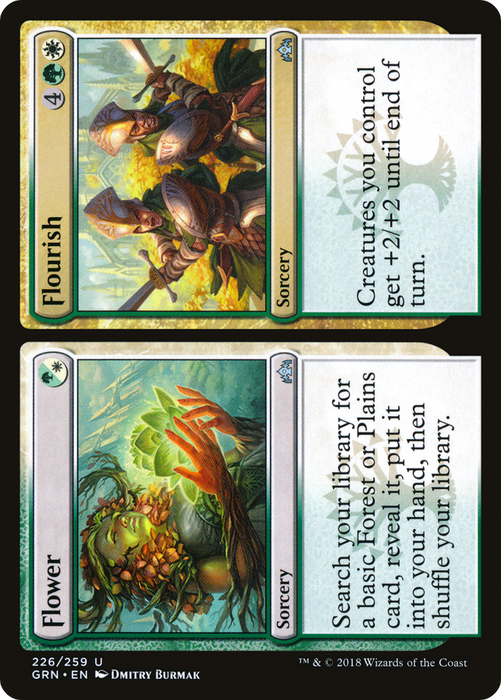 Flower // Flourish (GRN-226) - uncommon - Foil
