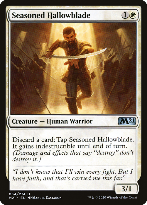 Seasoned Hallowblade (M21-034) - uncommon