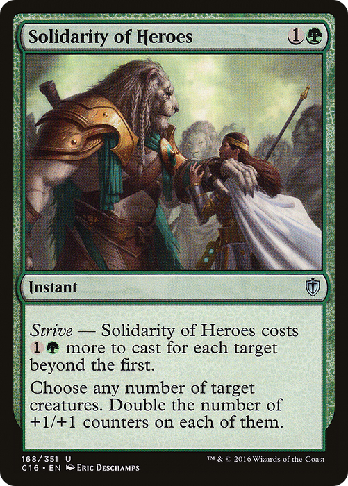 Solidarity of Heroes (C16-168) - uncommon