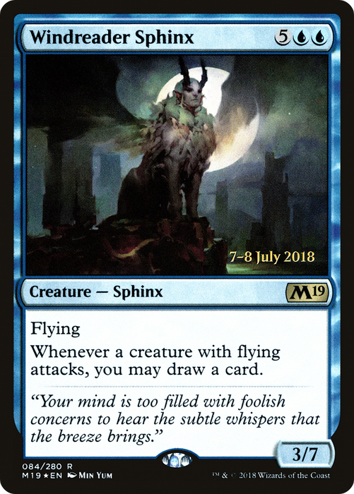 Windreader Sphinx (PRE-84S) - rare - Foil