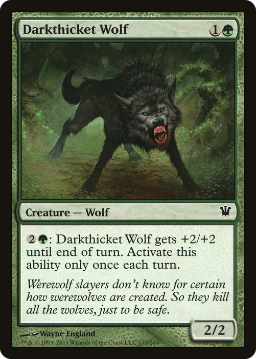 Darkthicket Wolf (ISD-175) - common