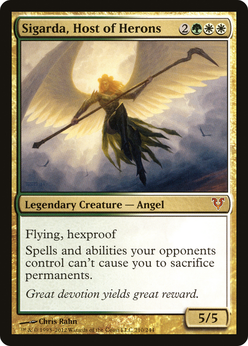 Sigarda, Host of Herons (AVR-210) - mythic