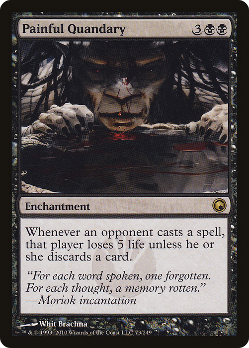 Painful Quandary (SOM-073) - rare - Foil