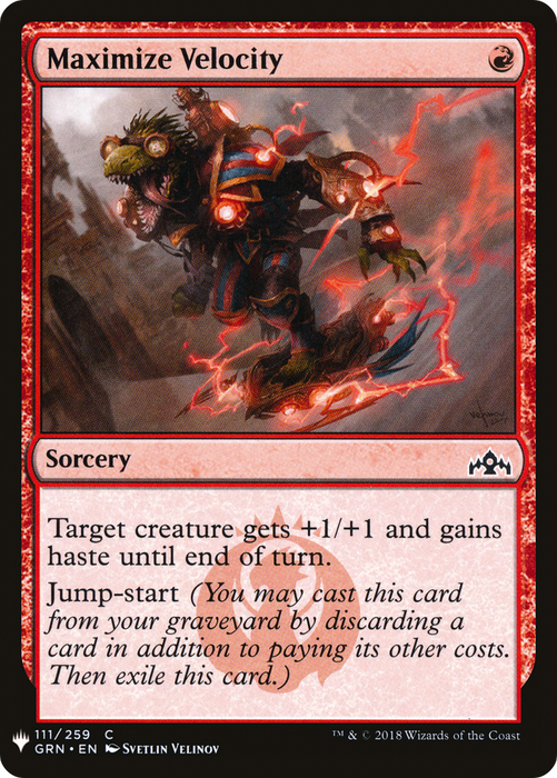 Maximize Velocity (LIST-GRN-111) - common