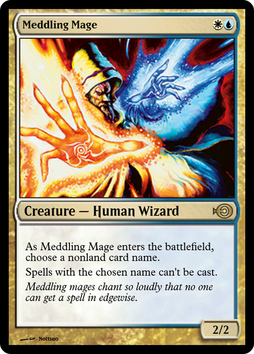 Meddling Mage (PRM-36304) - rare - Foil