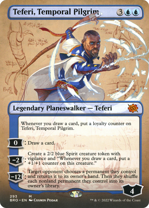 Teferi, Temporal Pilgrim (BRO-293) - mythic (Borderless) - Foil