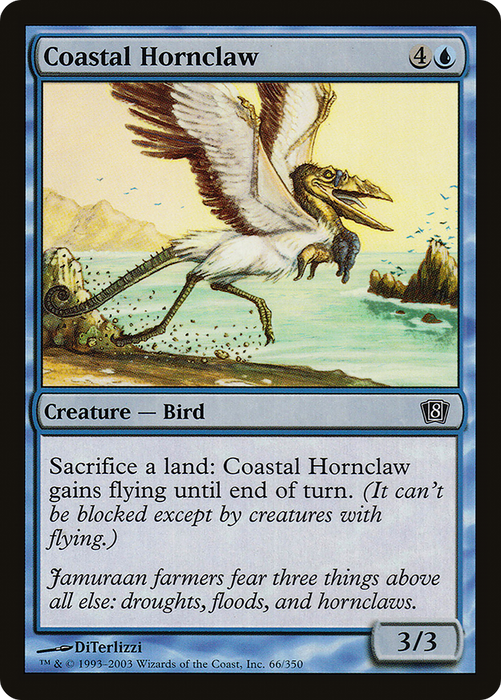 Coastal Hornclaw (8ED-66★) - common - Foil