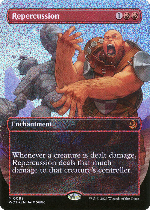 Repercussion (WOT-098) - mythic (Borderless) - Foil
