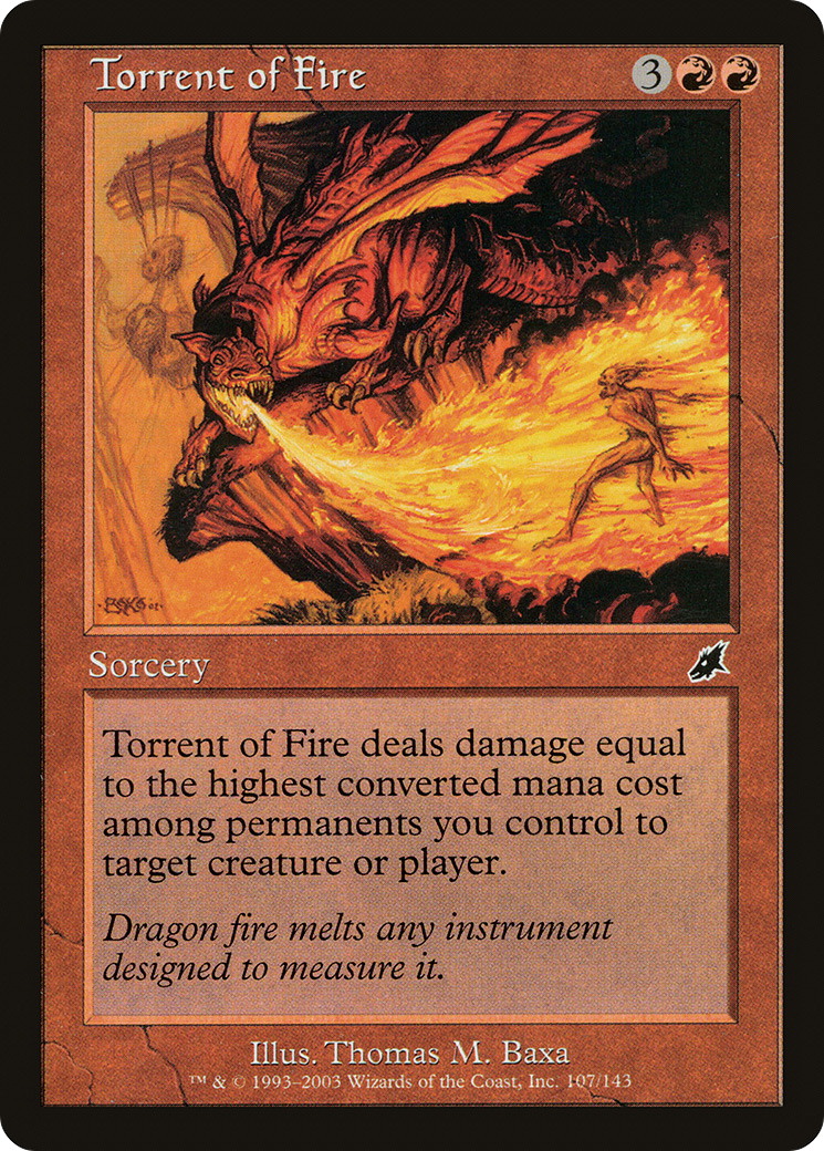 Torrent of Fire (SCG-107) - common - Foil