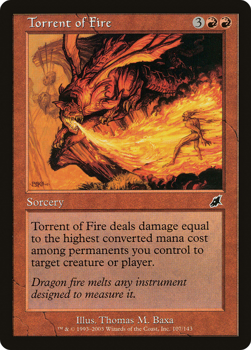Torrent of Fire (SCG-107) - common - Foil