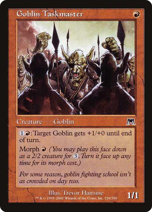 Goblin Taskmaster (ONS-210) - common - Foil