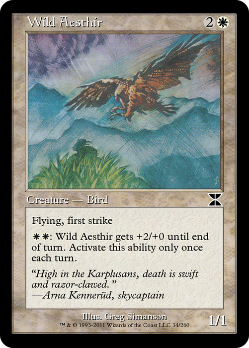Wild Aesthir (ME4-034) - common - Foil