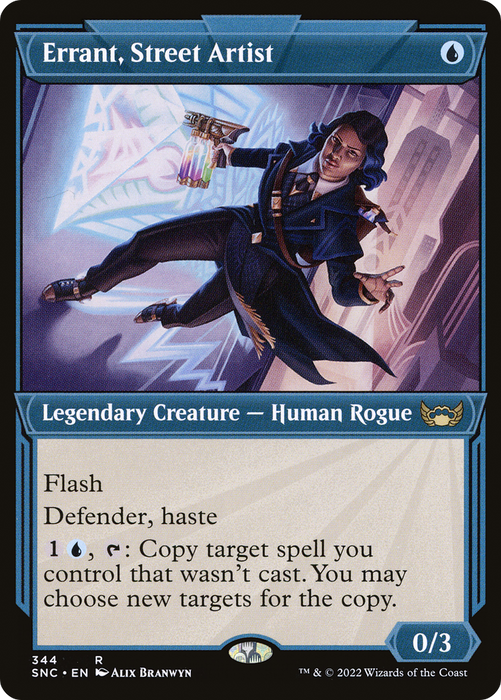 Errant, Street Artist (SNC-344) - rare: (Showcase) - Foil