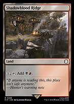 Shadowblood Ridge (PIP-288) - rare - Foil