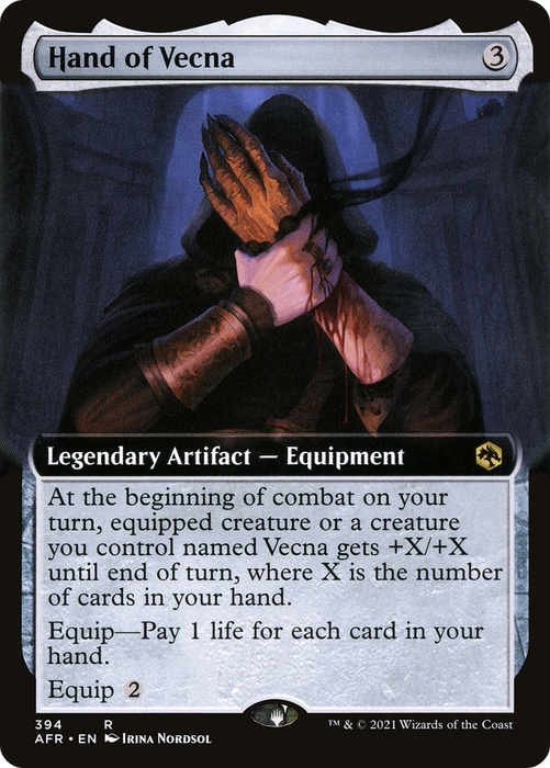 Hand of Vecna (AFR-394) - rare: (Extended Art)