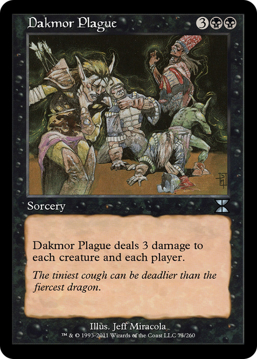 Dakmor Plague (ME4-073) - uncommon