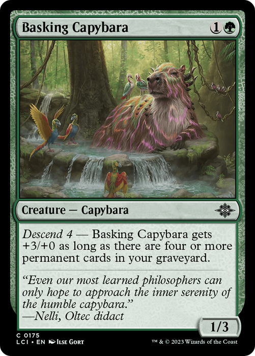 Basking Capybara (LCI-175) - common - Foil