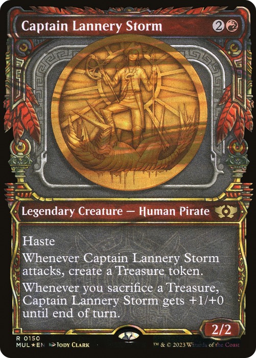 Captain Lannery Storm (MUL-150) - rare: (Showcase) - Foil