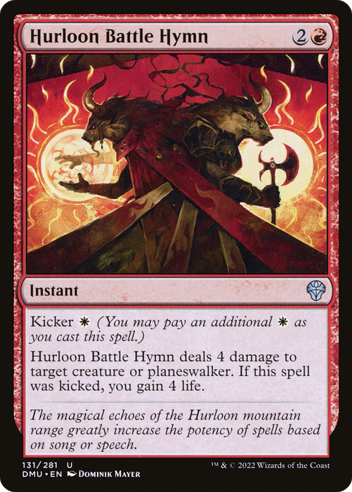 Hurloon Battle Hymn (DMU-131) - uncommon