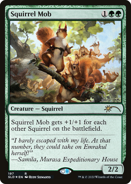 Squirrel Mob (SLD-197) - rare - Foil