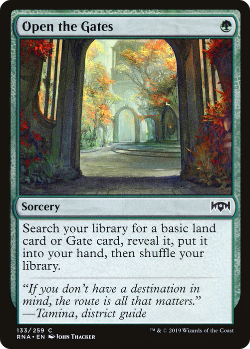 Open the Gates (RNA-133) - common - Foil