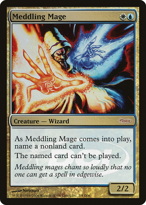Meddling Mage (JDG-003) - rare - Foil