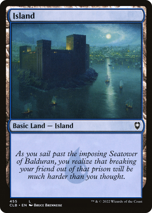 Island (CLB-455) - common - Foil